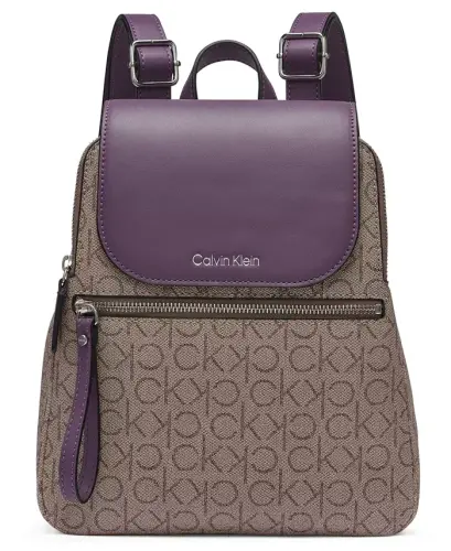 Garnet Signature Triple Compartment Backpack - Alm Tpe/wntr Plum - 1