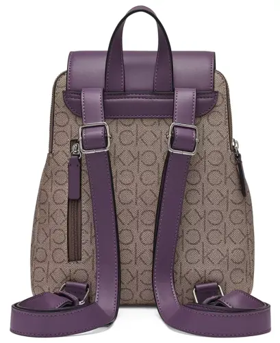 Garnet Signature Triple Compartment Backpack - Alm Tpe/wntr Plum - 2