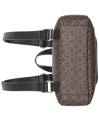 Garnet Signature Triple Compartment Backpack-Brown Khaki/Black - 6