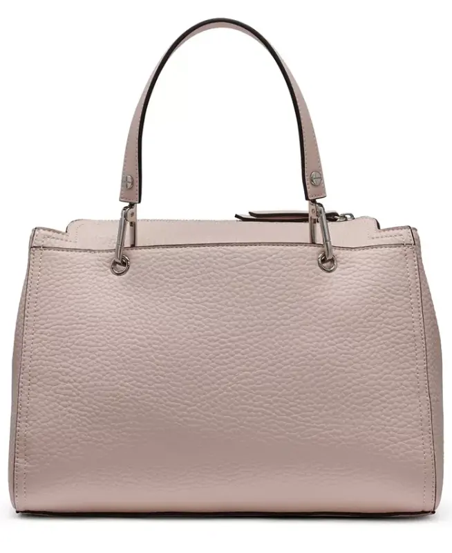 Garnet Triple Compartment Medium Satchel Bag - Petal - 2