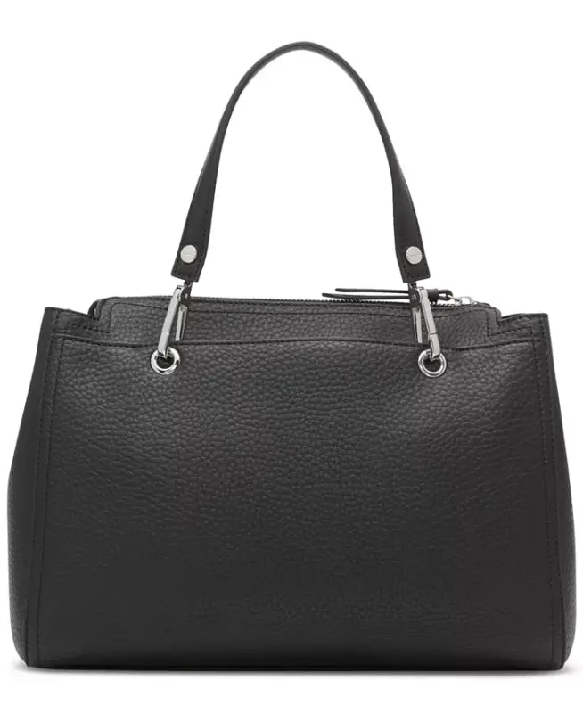 Garnet Triple Compartment Top Zipper Satchel - 2