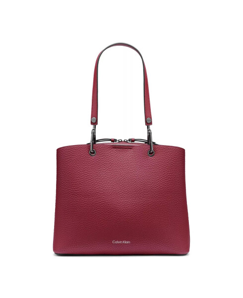 Garnet Triple Compartment Tote Cabernet - 1