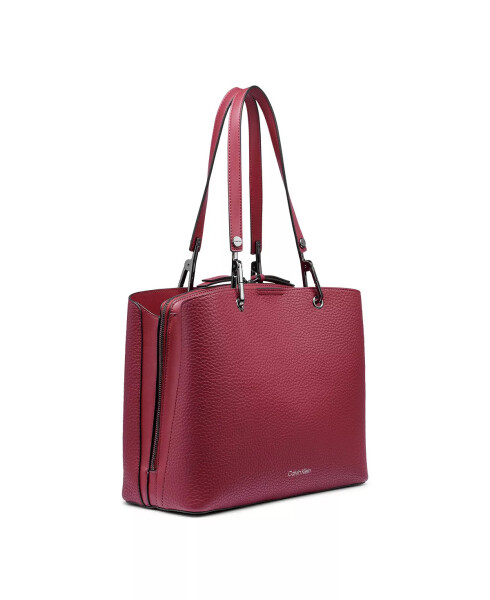 Garnet Triple Compartment Tote Cabernet - 5