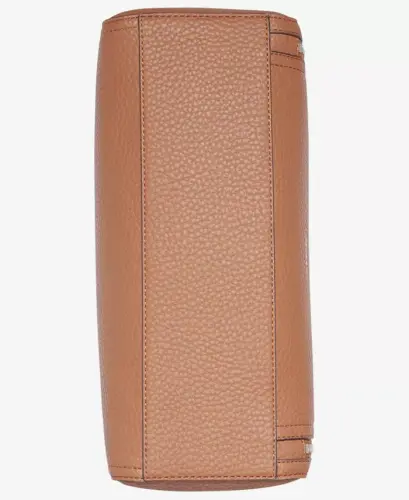 Garnet Triple Compartment Medium Satchel Bag - Caramel - 5