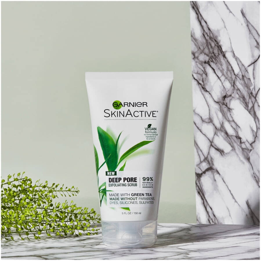 Garnier SkinActive Exfoliating Face Scrub with Green Tea, Oily Skin, 5 fl. oz. - 4