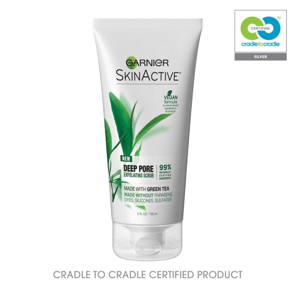 Garnier SkinActive Yeşil Çaylı Peeling Yüz Temizleyicisi, Yağlı Ciltler, 5 fl.oz. - 8