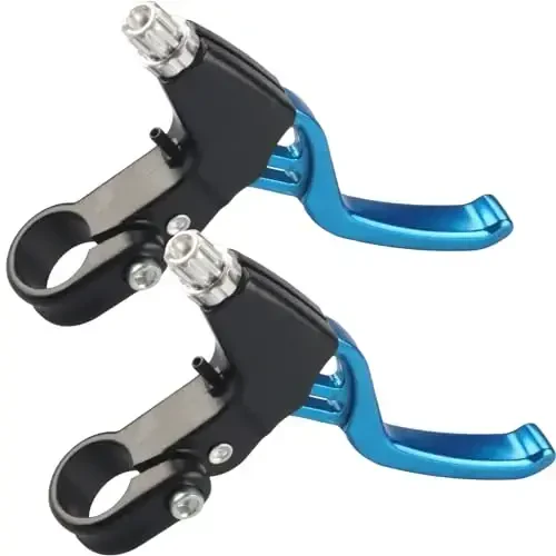 Gashwer Universal 2.2cm Bike Tormoz Dastalari Alyuminiy Qotishmasi V-Tormoz Rul Velosiped Tormozi Ko'pgina Velosiped, Tog' Velosipedi, Shosse Velosiped uchun 1 Juft (Moviy) 