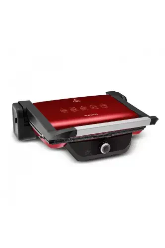 Gastro Classic Gril va Toster Qizarg'ish Qizil 2000 W 6 Bo'lak Sig'imli-Qizarg'ish Qizil - 3
