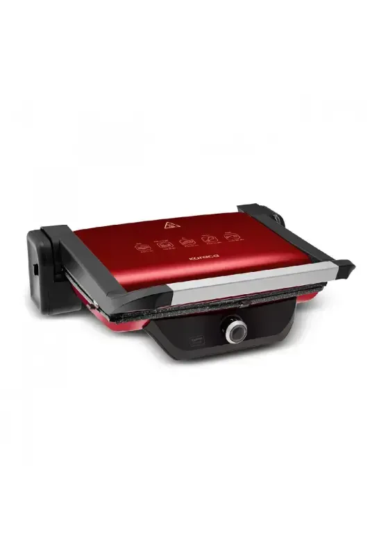 Gastro Classic Grill And Toast Machine Rouge Red 2000 W 6 Slice Capacity-Rouge Red - 3