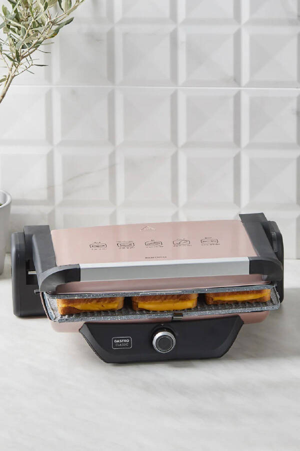 Gastro Classic Grill and Toaster Machine Rosegold - 1