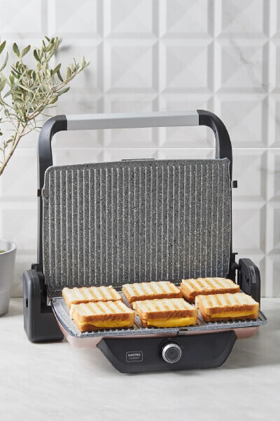 Gastro Classic Grill va Toaster Mashinasi Rosegold - 9