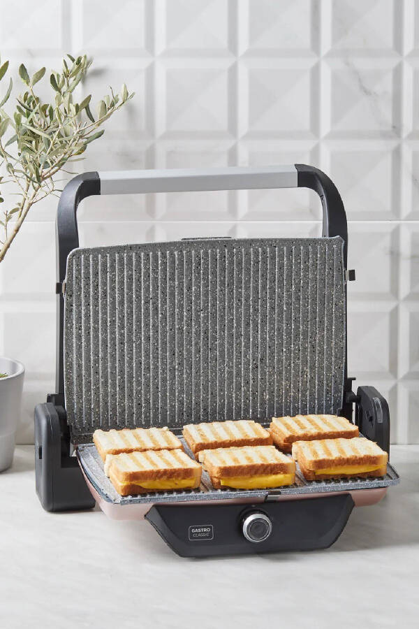 Gastro Classic Grill va Toaster Mashinasi Rosegold - 8