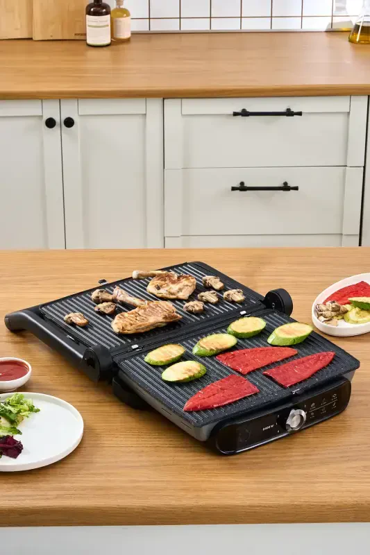Гастро Гриль Pro 2400W Гриль и Тостер Анттрацит - 4