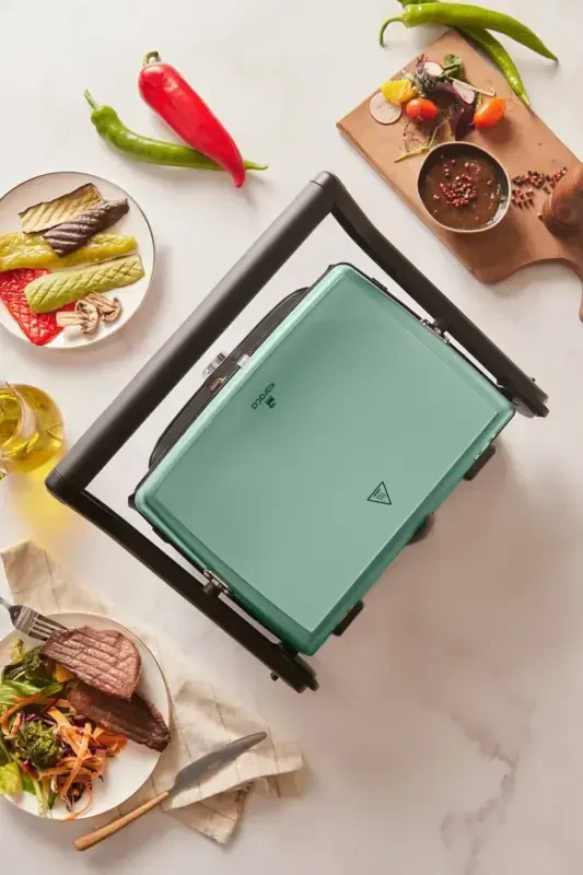 Gastro Grill Glass Premium 2400W Toaster and Grill Blue Mist-Blue Mist - 1