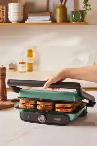 Gastro Grill Glass Premium 2400W Toaster and Grill Blue Mist-Blue Mist - 3