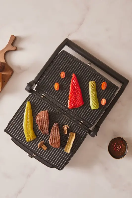 Gastro Grill Glass Premium 2400w Tost Ve Izgara Makinesi Beyaz - Beyaz - 5