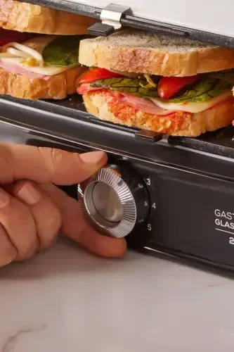 Gastro Grill Glass Premium 2400w Тостер И Гриль Белый-Белый - 3