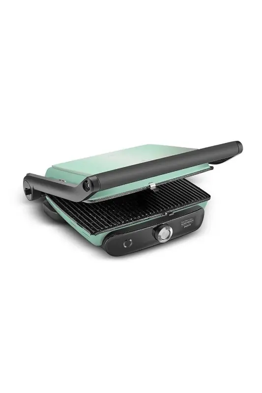 Gastro Grill Glass Premium 2400W Toster va Gril Mashinasi Blue Mist-Blue Mist - 6