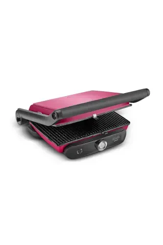 Gastro Grill Glass Premium 2400w Toster Viva Magenta-Bordo - KARACA (1)