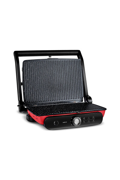 Gastro Grill Pro 2400W Grill and Toaster Machine Red - 9