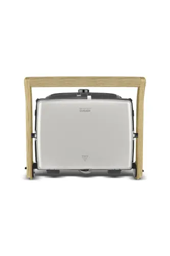 Gastro Grill Pro 2400W Izgara ve Tost Makinesi Wood Craft 6 Dilim Kapasiteli - Kahverengi - 3