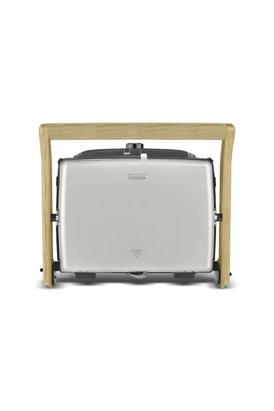 Gastro Grill Pro 2400W Izgara ve Tost Makinesi Wood Craft 6 Dilim Kapasiteli - Kahverengi - 3