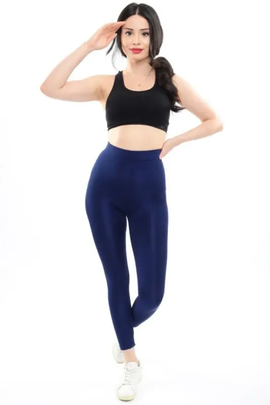 Gathering Bright Disco Tights-NAVY BLUE - 1