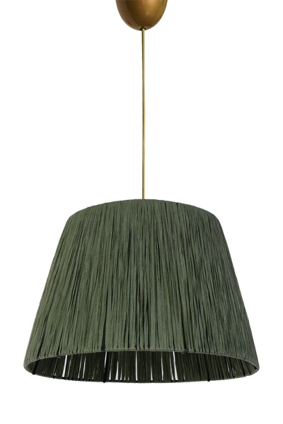 Gaufres Pendant Light Khaki Green - 6