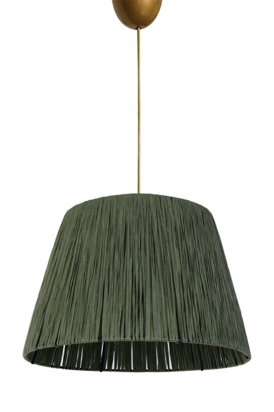 Gaufres Pendant Light Khaki Green - 3