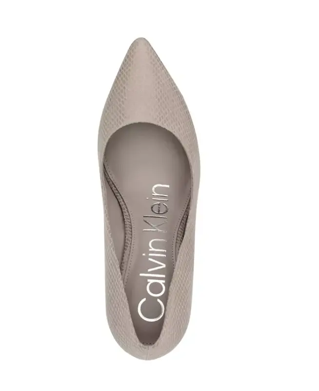 Women's Gayle Classic Pointed Toe Stiletto Pumps - Taupe Snake Print - 4