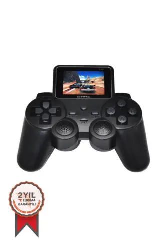 Gc-07 Black Double 520 Game Retro Handheld Console Atari And Xbox Media Player - 1