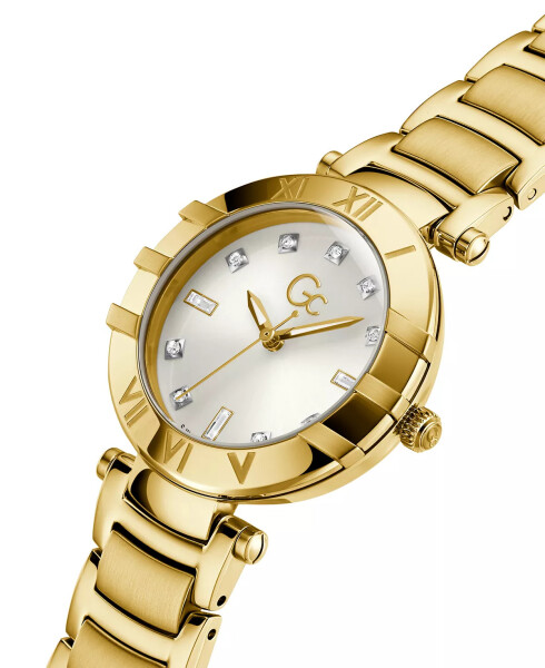 Gc Cruise Women's Swiss Gold-Tone Stainless Steel Bracelet Watch 32mm Silver-tone - 4