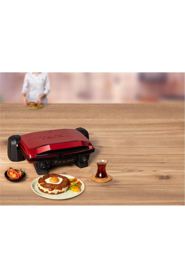 Gc191541 Toast Expert 1800 Watt Grill and Toaster, Red - 27