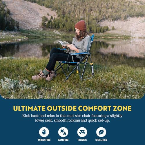 GCI Outdoor Rocker Camping Chair - 4