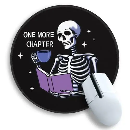 Gctriki Funny Skull Mouse Pad, 8.6