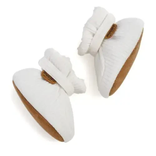 GDSDYM Baby Booties Cozy Fleece Slippers Soft Baby Shoes With Gripper Soles, Winter Infant Newborn Crib Sock Shoe Warm Footwear First Walkers - GDSDYM