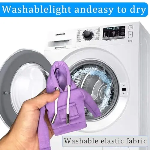 Gear Shift Hoodie, Funny Gear Shift Knob, Universal Car Shift Knob Hoodie, Mini Hoodie for Car Shifter, Automotive Interior Novelty Accessories Decorations, Car Decorations Color Contrast Hoodie - 5