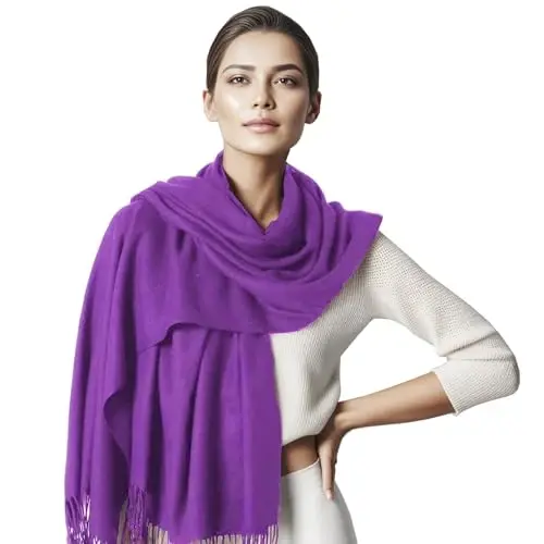 GEARONIC TM Ayollar uchun yumshoq PasModazoneina sharf Qishki ro'mol O'rash Sharflar Ayollar uchun qattiq rangdagi moda - 5