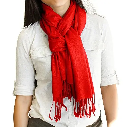 GEARONIC TM Ayollar uchun yumshoq PasModazoneina sharf Qishki ro'mol o'rash Sharflar Ayollar uchun qattiq ranglardagi moda - 5