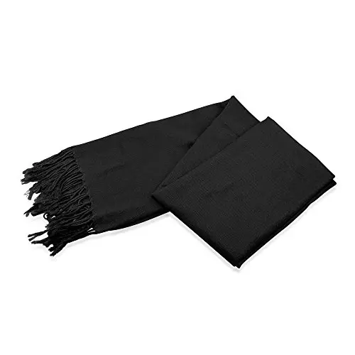 GEARONIC TM Kadın Yumuşak Kaşmir Eşarp Kışlık Şal Wrap Atkılar Düz Renklerde Bayan Modası - 3