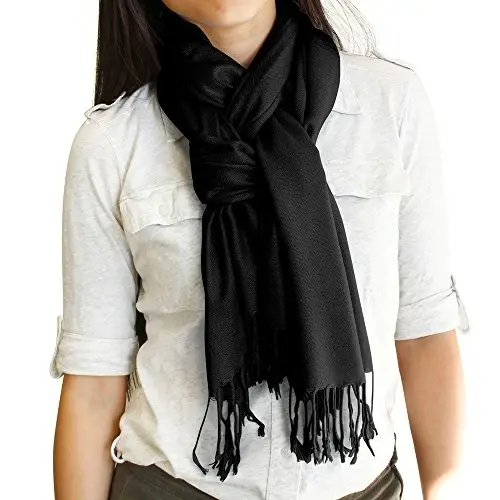 GEARONIC TM Women's Soft PasModazoneina Scarf Winter Shawl Wrap Scarves Lady Fashion in Solid Colors - 5