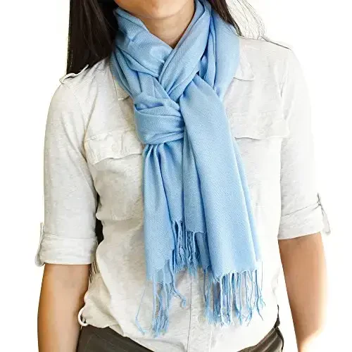 GEARONIC TM Women's Soft PasModazoneina Scarf Winter Shawl Wrap Scarves Lady Fashion in Solid Colors - 5