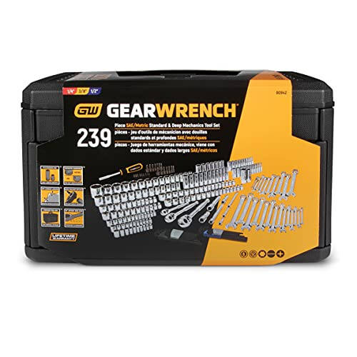 GEARWRENCH 239 Piece Mechanics Tool Set | 1/4, 3/8, 1/2 Drive | 80942 - 4