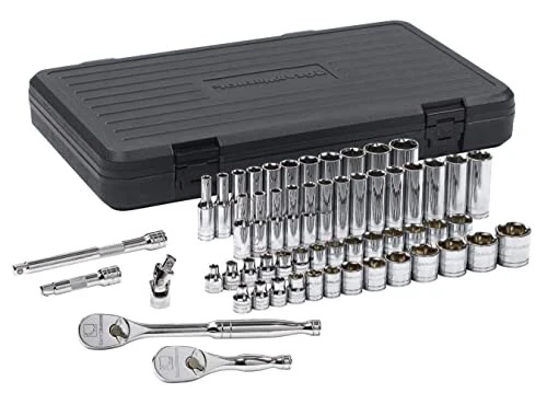GEARWRENCH 57 Piece Mechanics Tool Set | 3/8