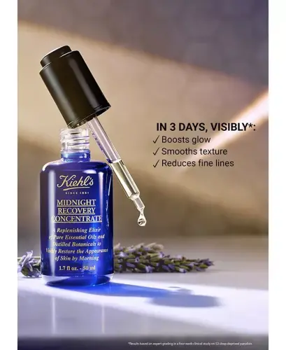 Midnight Recovery Concentrate Moisturizing Face Oil, 0.5-oz. - No Color - KIEHL'S SINCE 1851 (1)
