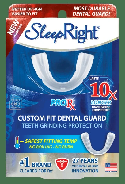 SleepRight ProRx Custom Dental Guard for Nighttime Teeth Grinding, 1 Count - SLEEPRIGHT