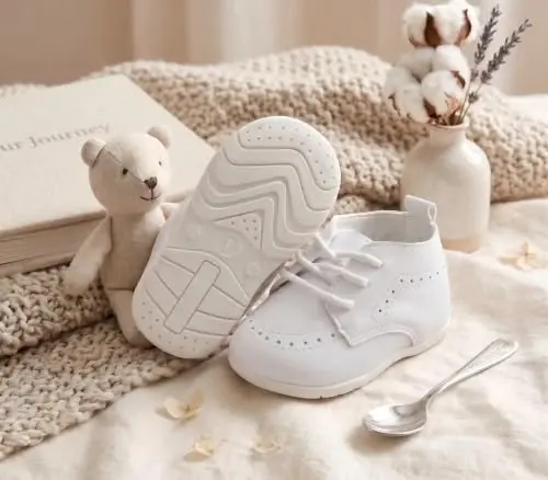 Greceen Infant Baby Boys Girls Leather Loafers Comfort Oxford Dress Wedding Shoes First Walker Outdoor Shoes Crib Shoes - GRECEEN (1)