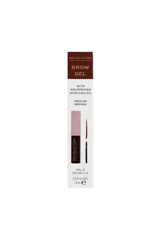 Гель для бровей Revolution Brow Gel Medium Brown - 1