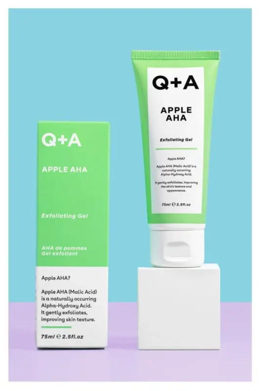 Гель для умывания с АНА-кислотами Apple Aha Exfoliating 75 мл - Q+A
