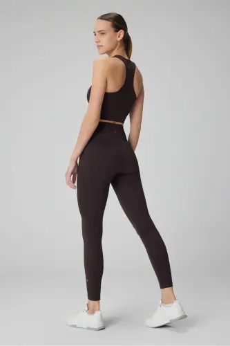 Gela High Waist, Flexible And Shaping Sports Leggings Bitter Coffee-Bitter Coffee - 4